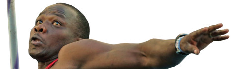 Kenyan is Champion Javelin Thrower
