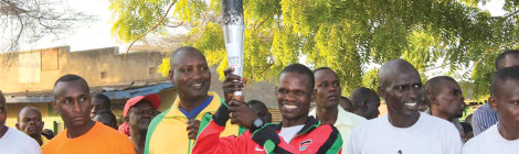 Kenyan Athletes Walk for Peace