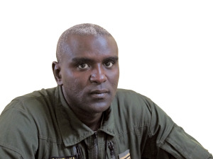 Commandant Sidio Ka Ismael Ka, pilote [PERSONNEL D’ADF]