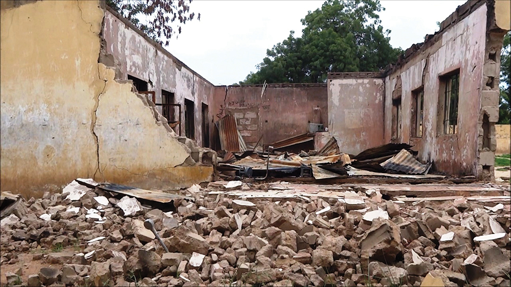 Boko Haram attacked this student hostel in Yobe State in northeastern Nigeria in August 2013, killing dozens of students and a teacher. [afp/getty images]