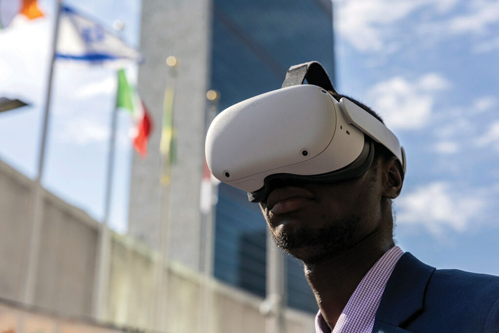 A Realidade Virtual Oferece Uma Nova Perspetiva Do Trabalho Da Onu